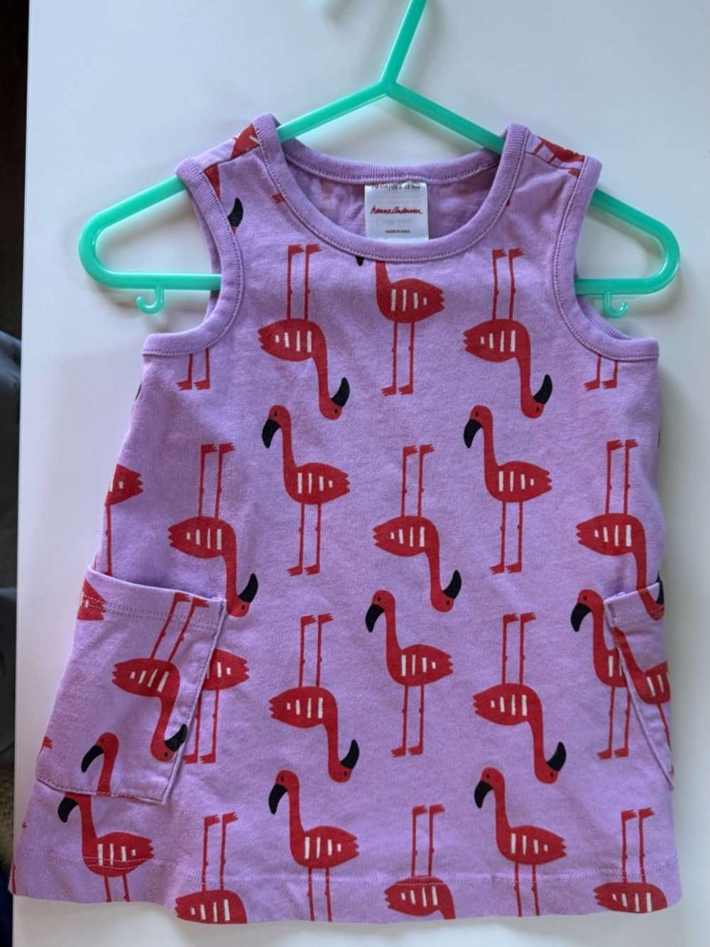 Hanna Andersson Flamingo Tank Dress